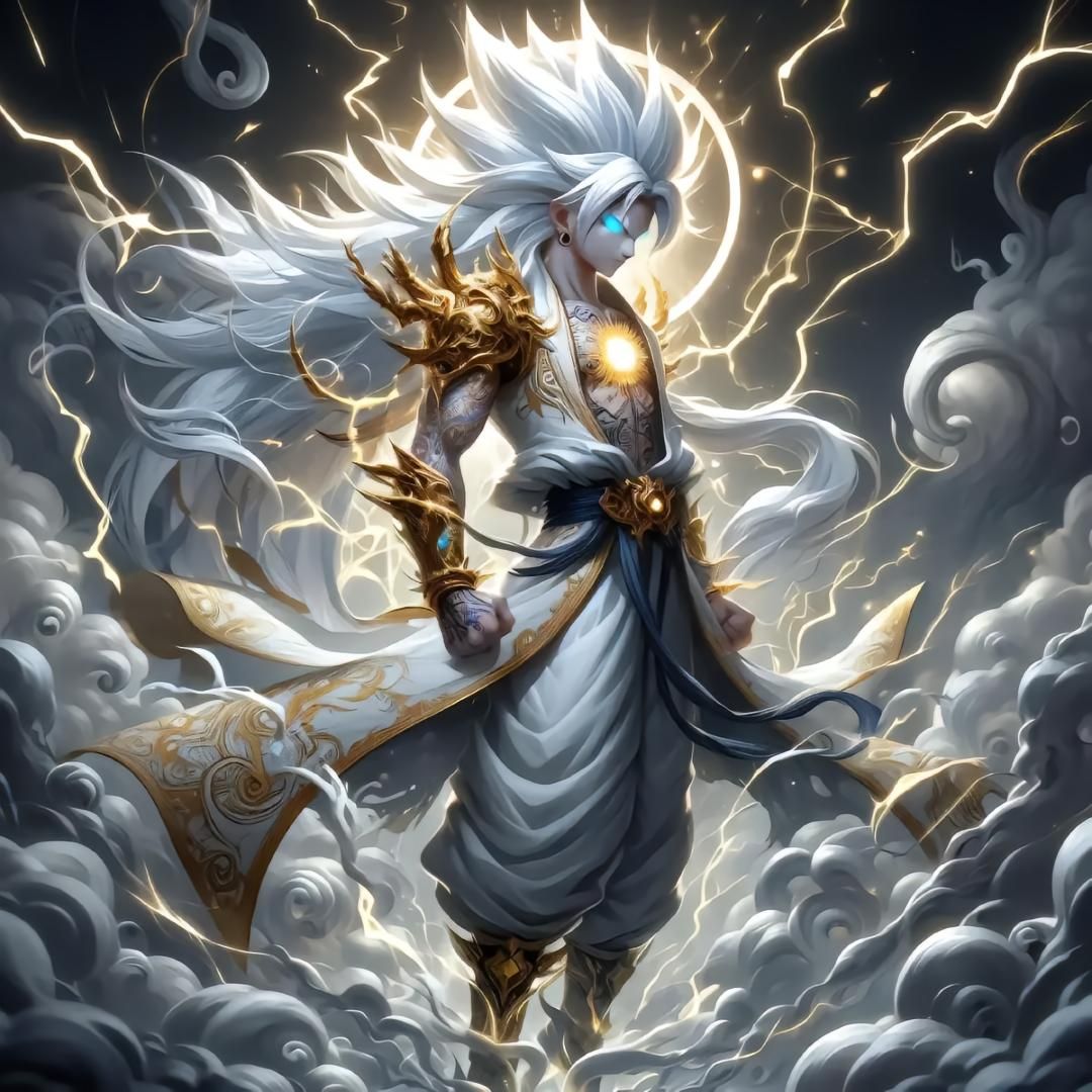 Almus 55'' Sideboard with 4 Glass Doors, 2 Large Drawers and Adjustable Shelves, White/Brown